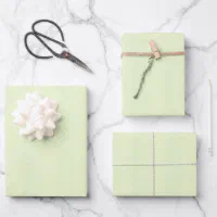 Light green textured. wrapping paper sheets