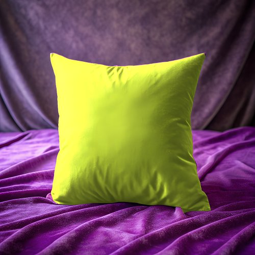 Light Green Throw Pillow