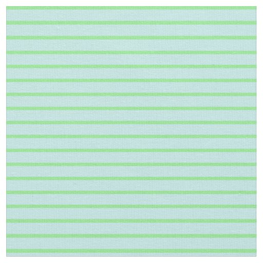 Light Green & Turquoise Lined/Striped Pattern Fabric