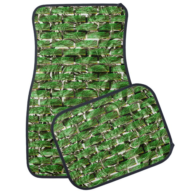 Light green wall effect and whitish bubbles? car f floor mat (Set)
