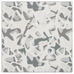 Light Grey Abstract Spotted Camouflage pattern Fabric