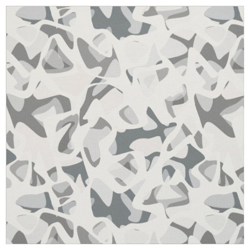 Light Grey Abstract Spotted Camouflage pattern Fabric