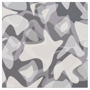 Light Grey Abstract Spotted Camouflage pattern Fabric