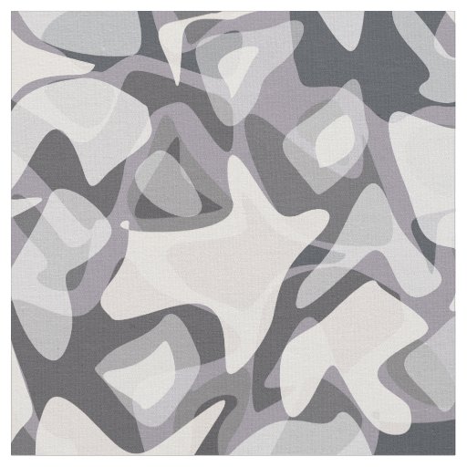 Light Grey Abstract Spotted Camouflage pattern Fabric