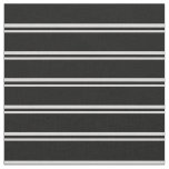 [ Thumbnail: Light Grey and Black Colored Lines Pattern Fabric ]