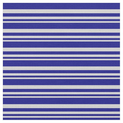 Light Grey and Blue Stripes Pattern Fabric