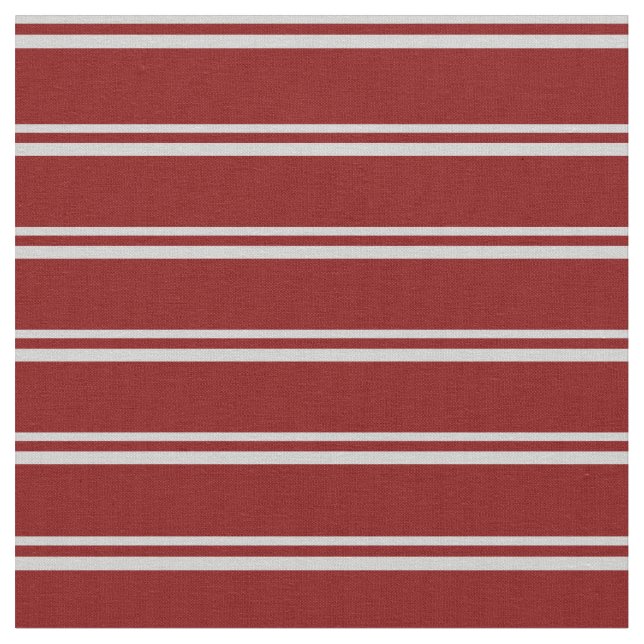 Light Grey and Maroon Colored Lines Fabric (Close Up)