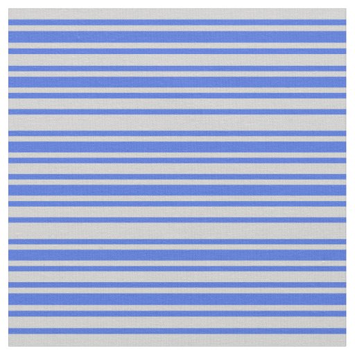 Light Grey and Royal Blue Pattern Fabric