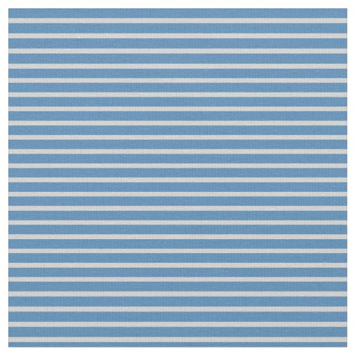 Light Grey & Blue Colored Stripes Fabric