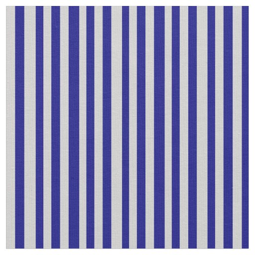 Light Grey & Blue Pattern of Stripes Fabric