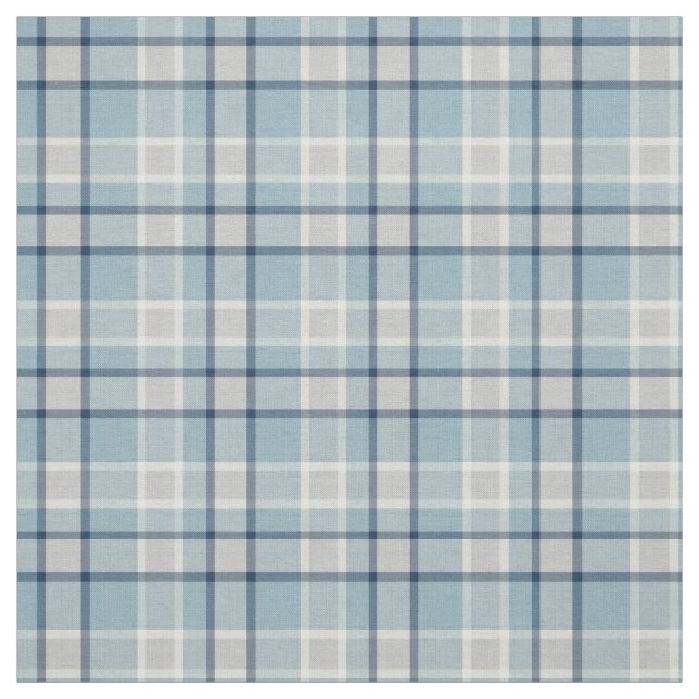 Light grey-blue textured checkered fabric (Swatch)
