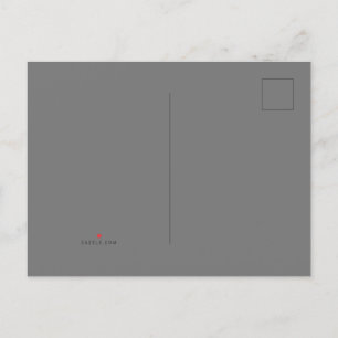 Light Grey #C1C1C1, Kangaroo Announcement Postcard