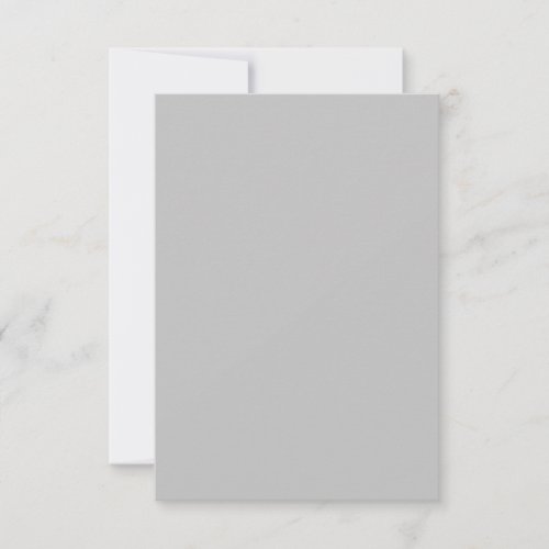 Light Grey C1C1C1 Kangaroo RSVP Card