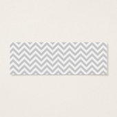 Light Grey Chevron Zigzag Personalized Monogram (Back)