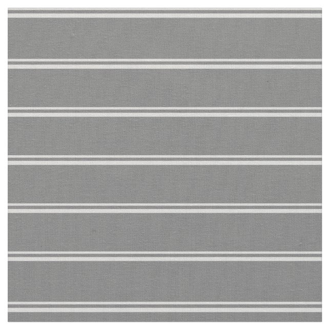 Light Grey & Dim Grey Striped/Lined Pattern Fabric (Close Up)