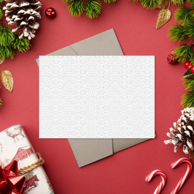 Light Grey Geometric Tile Pattern Acrylic Invitations (Insitu (Holiday))