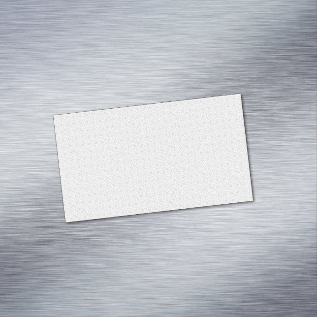 Light Grey Geometric Tile Pattern Business Card Magnet (In Situ)