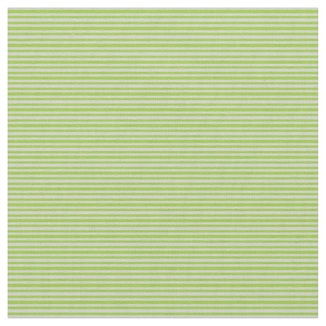 Light Grey & Green Colored Lines Fabric (Close Up)