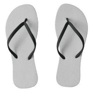 Light Grey, Grey Nickel Flip Flops