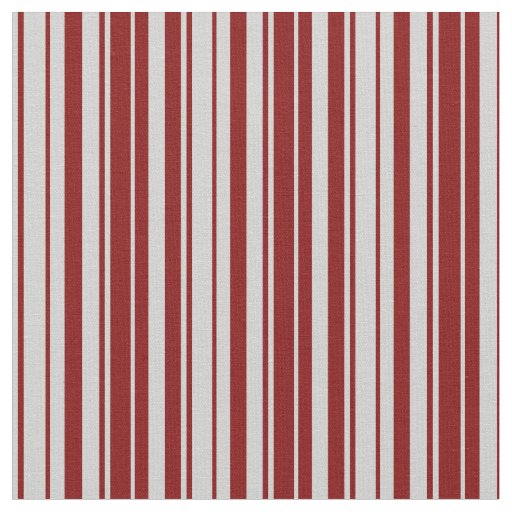 Light Grey & Maroon Stripes Pattern Fabric