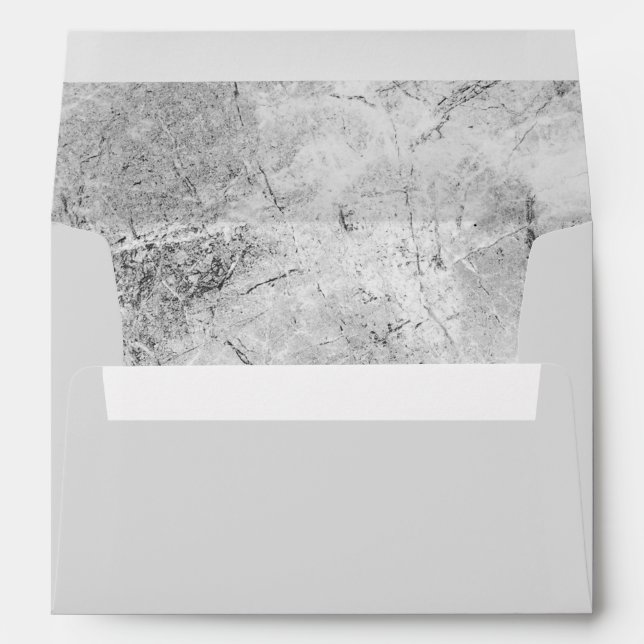 Light Grey Minimalist Plain Elegant Professional Envelope (Back (Bottom))