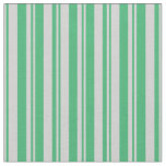 [ Thumbnail: Light Grey & Sea Green Pattern Fabric ]