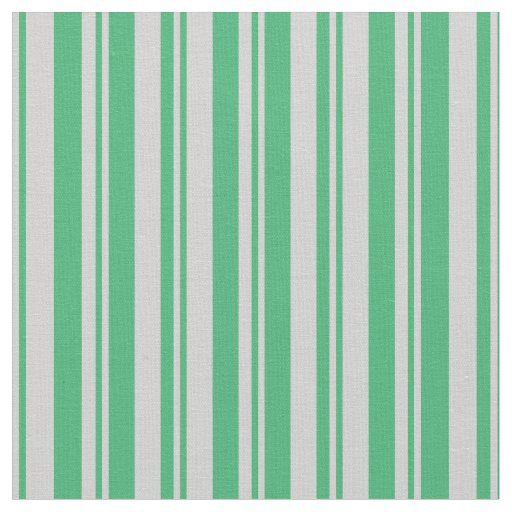 Light Grey & Sea Green Pattern Fabric