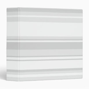 Light grey stripes binder