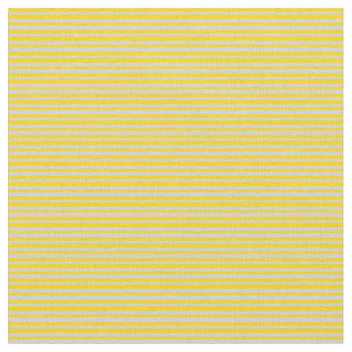 Light Grey & Yellow Stripes Pattern Fabric