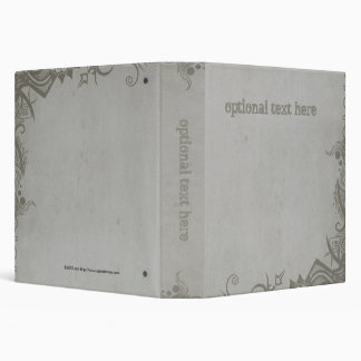 Light Grunge Binder with optional text areas