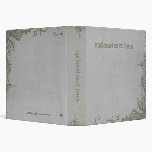 Light Grunge Binder with optional text areas (Background)