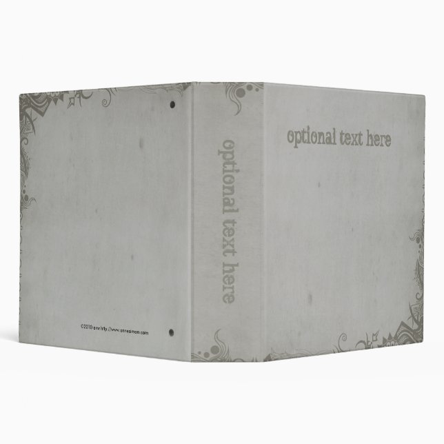 Light Grungy Binder 2 inch size (Background)