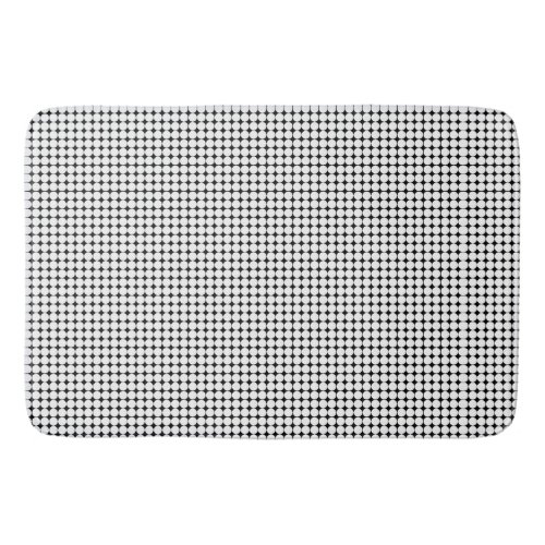 Light Halftone Pattern Bath Mat