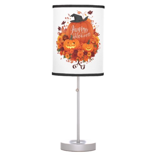 light happy halloween table lamp