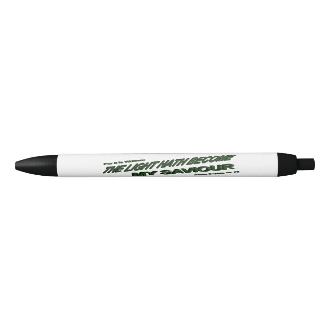 Light Hath Become My Saviour - Green Pen (Front)