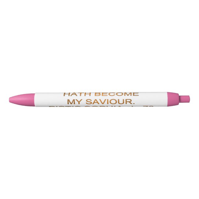 Light Hath Become My Saviour Pen (Front)