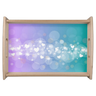 Light Heart Serving Tray