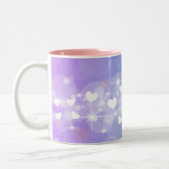 Light Heart    Two-Tone Coffee Mug (Left)