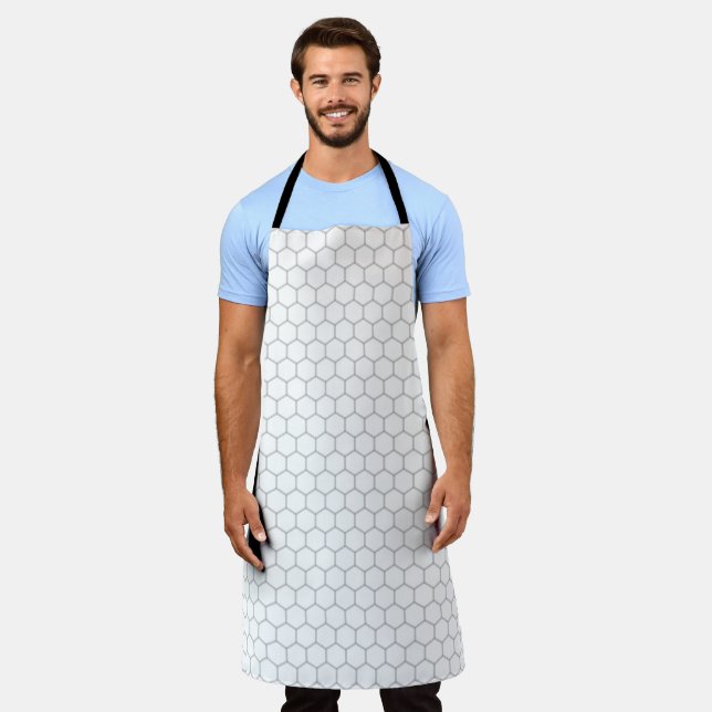 Light Honeycomb Pattern Apron (Worn)