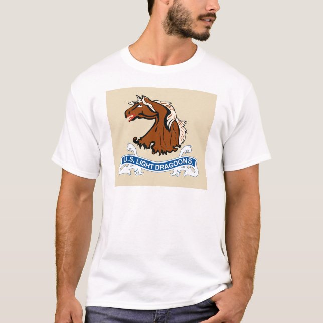 Light Horse Dragoons Flag T-Shirts (Front)