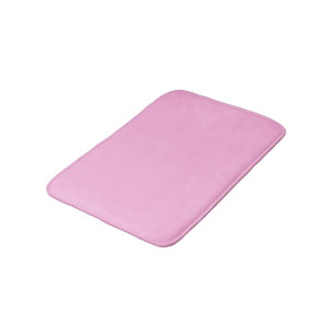 Light Hot Pink Solid Color Bath Mat
