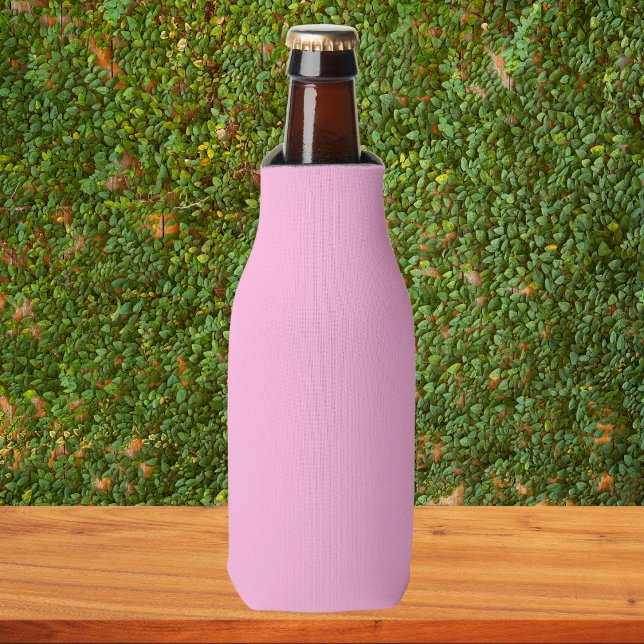Light Hot Pink Solid Color Bottle Cooler (Creator Uploaded)
