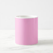 Light Hot Pink Solid Color Coffee Mug (Center)