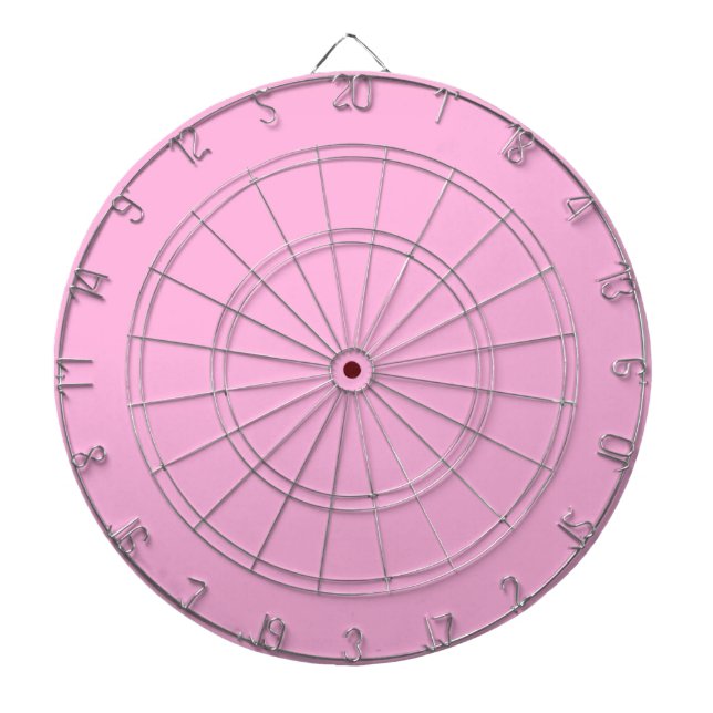 Light Hot Pink Solid Color Dart Board (Front)