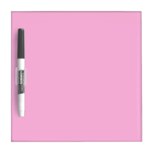 Light Hot Pink Solid Color Dry Erase Board