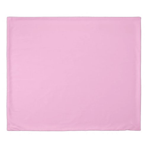 Light Hot Pink Solid Color Duvet Cover