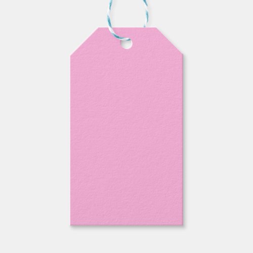 Light Hot Pink Solid Color Gift Tags