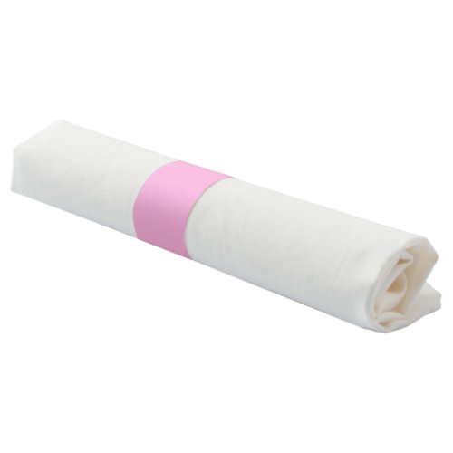 Light Hot Pink Solid Color Napkin Bands