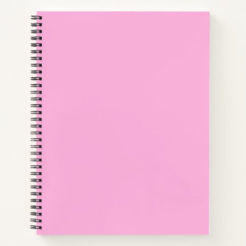 Light Hot Pink Solid Color Notebook