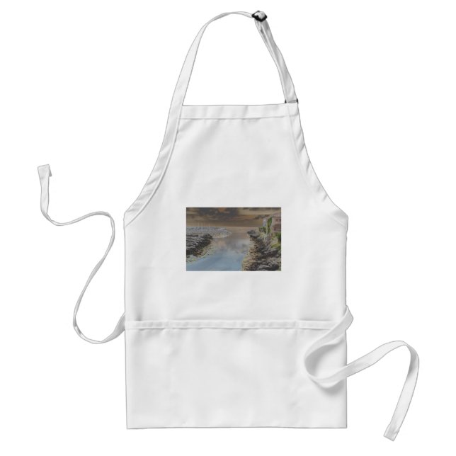 Light house in Cascais Portugal Adult Apron (Front)